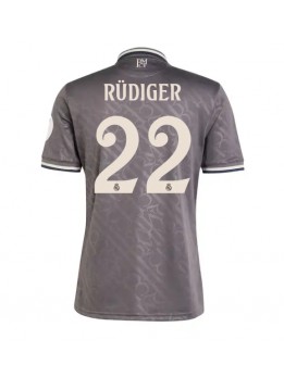 Real Madrid Antonio Rudiger #22 Rezervni Dres 2024-25 Kratak Rukavima